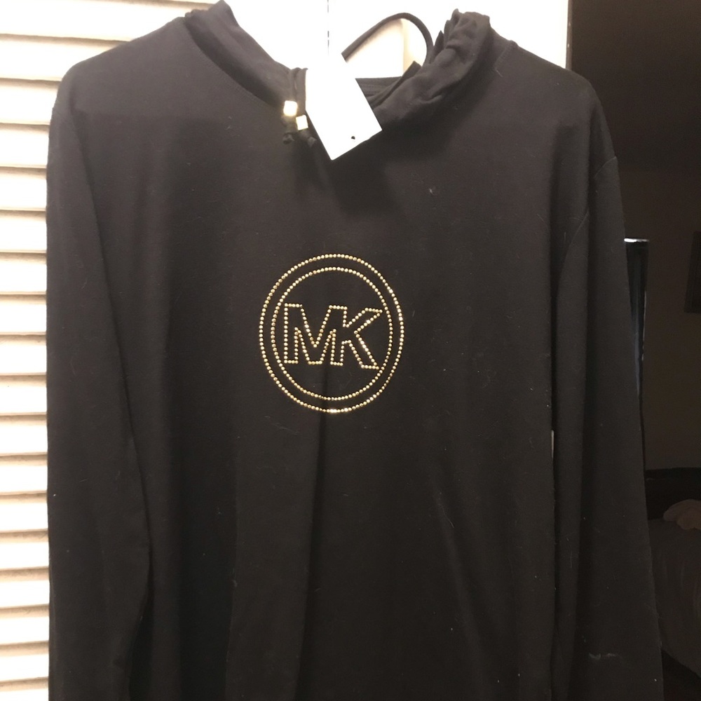Michael Kors, Black Hoodie.